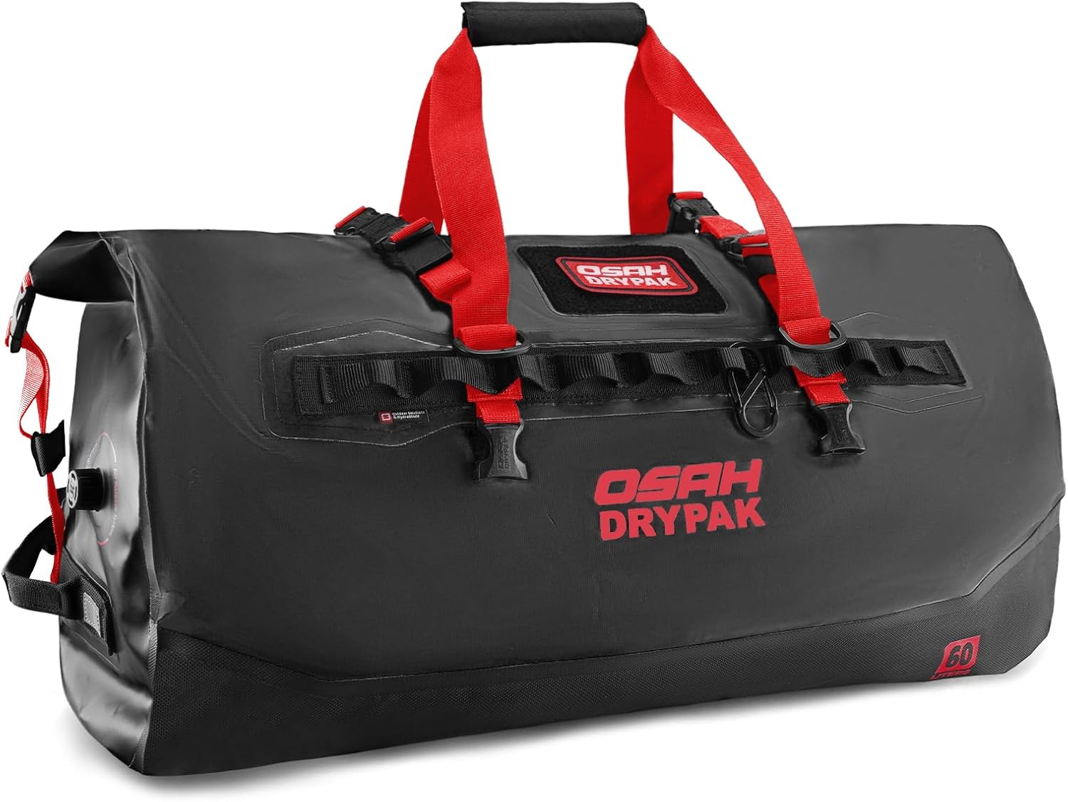 Waterproof Duffel Bag 25L/40L/60L – Heavy-Duty Motorcycle Tail Bag, Roll-Top Dry Bag for Travel, Camping, Boating, Kayaking, Outdoor Adventure