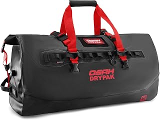 OSAH DRYPAK Waterproof Duffel Bag 25L/40L/60L – Heavy-Duty Motorcycle Tail Bag, Roll-Top Dry Bag for Travel, Camping, Boating, Kayaking, Outdoor Adventure