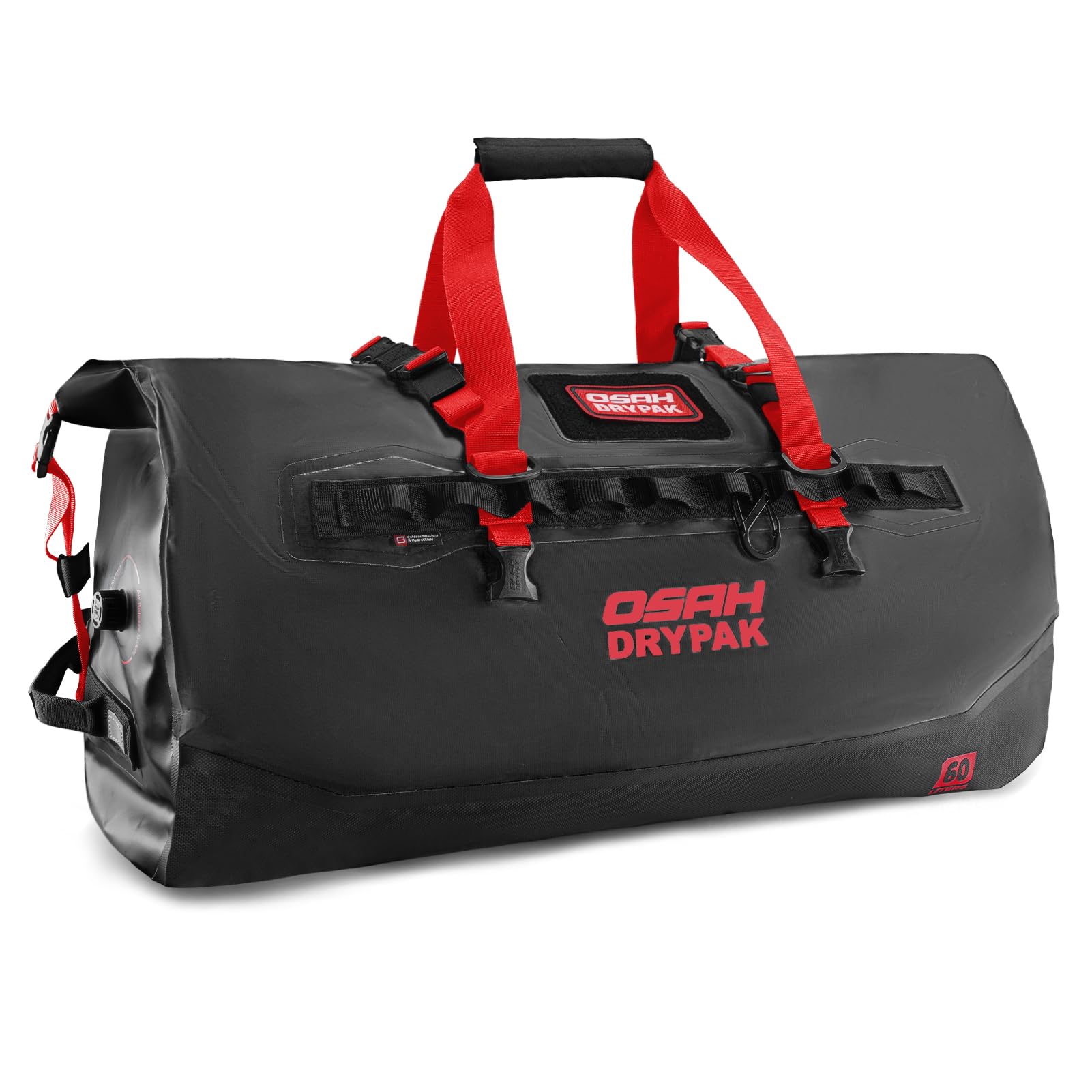 OSAH DRYPAK Waterproof Duffel Bag 25L/40L/60L – Heavy-Duty Motorcycle Tail Bag, Roll-Top Dry Bag for Travel, Camping, Boating, Kayaking, Outdoor Adventure