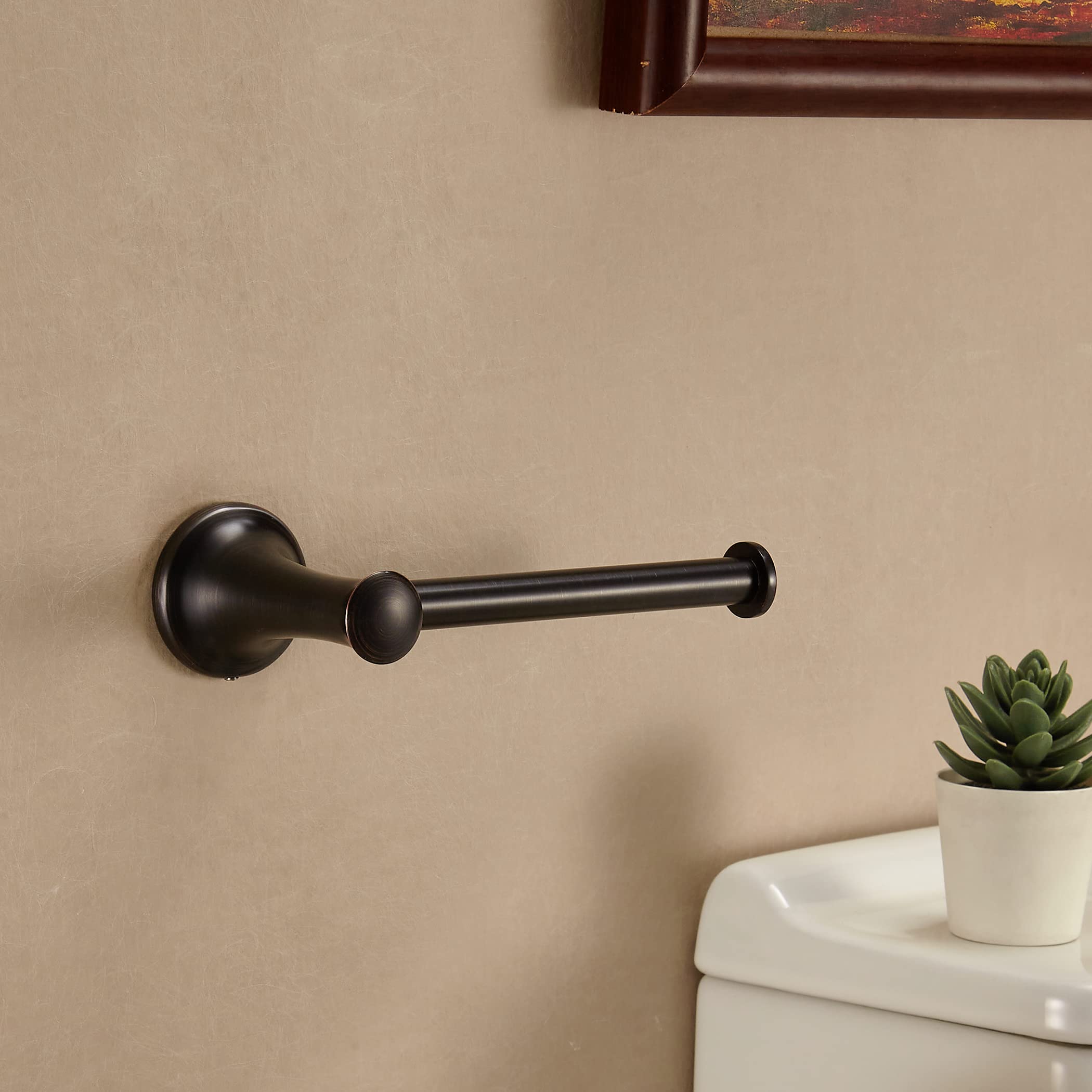 WINCASE Bronze Toilet Paper Holder, Bathroom Toilet Tissue Holder Antique - Image 4