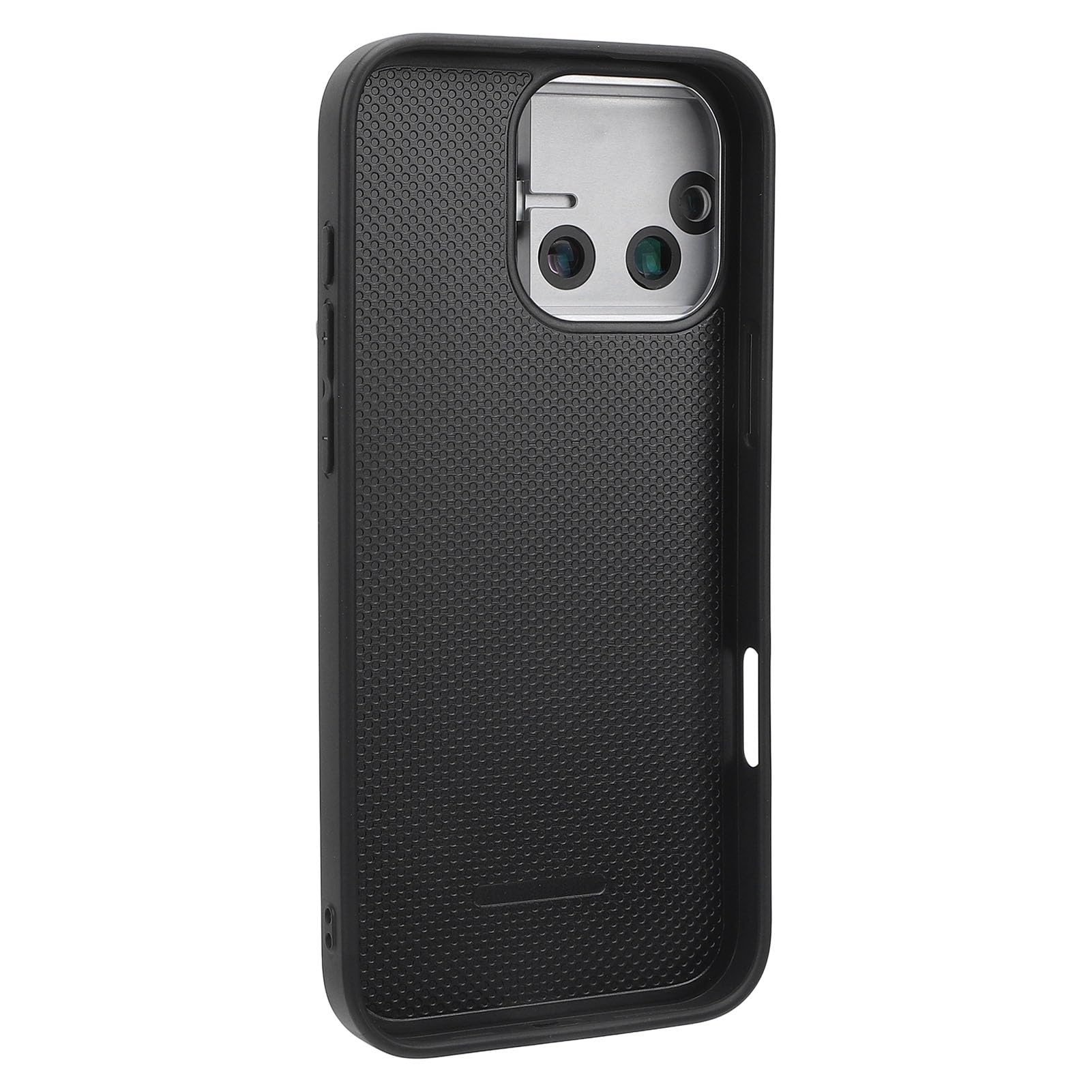 Akozon Kit de Lente de Cámara de Teléfono con Estuche 2X Teleobjetivo 10x Macro 180 Grados Fesheye para 16 Pro de Aluminio TPU TPU óptico de Vidrio