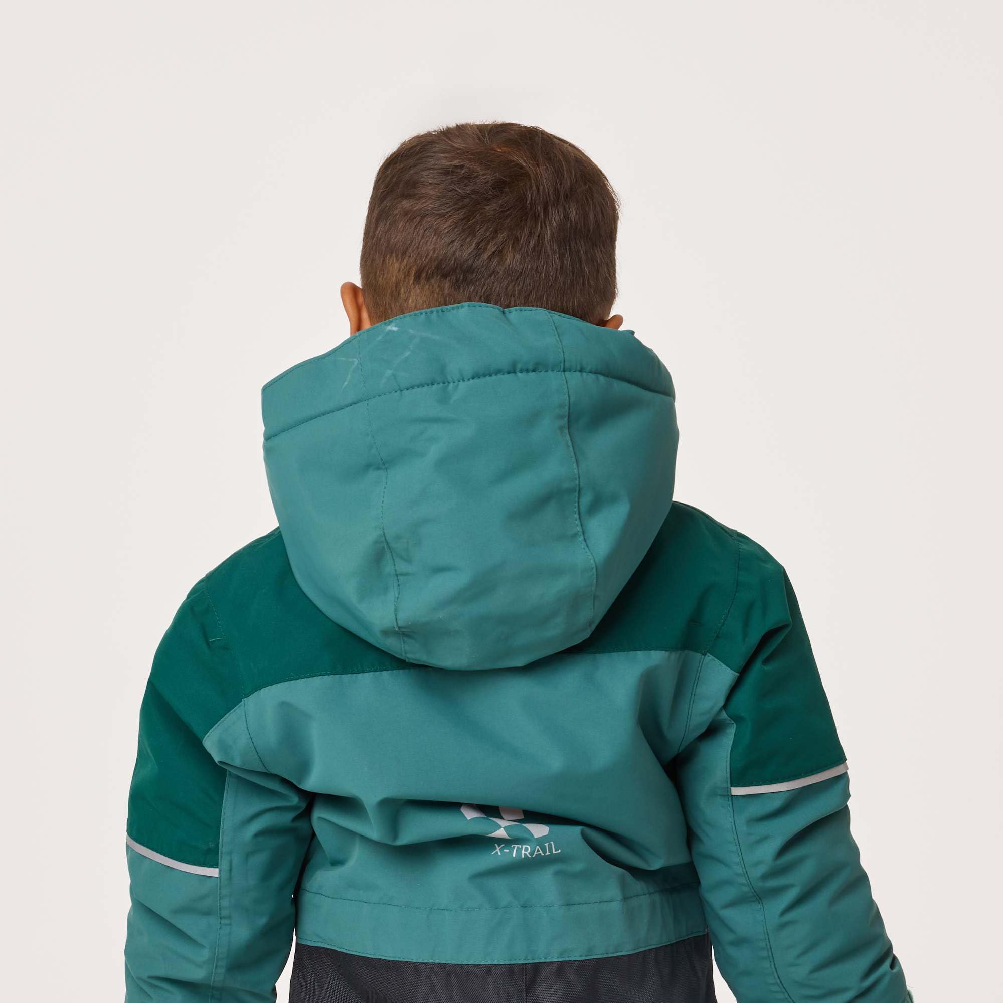 X-trail Winter Overall Combinaison d'Hiver Mixte Enfant avec Capuche Amovible, Imperméable 10000mm, Pare-Neige Ajustable