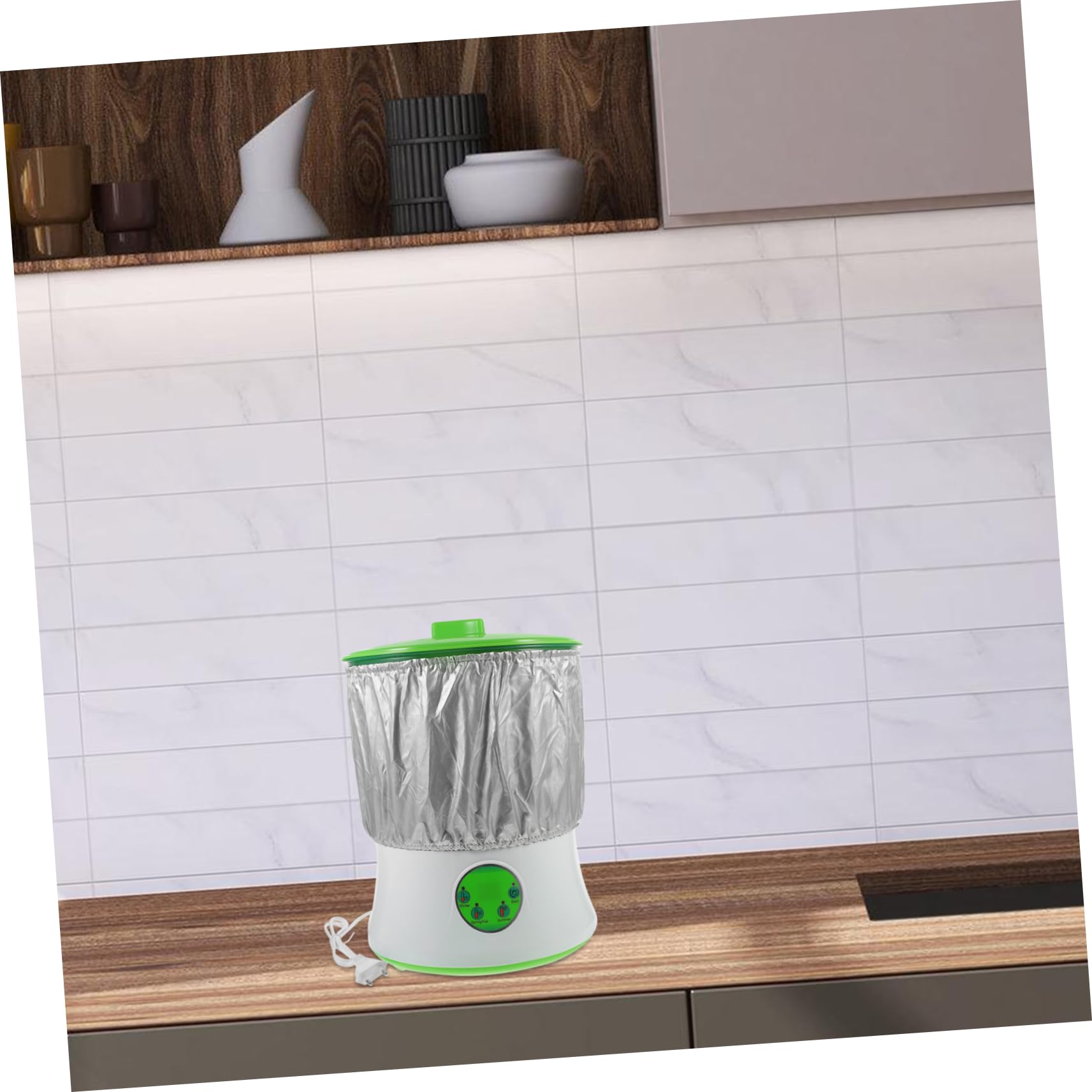 BESPORTBLE Machine à Germer Haricots Intelligente Double Étage 220v – Contrôle de Température Automatique et Prévention des Fuites pour Maison