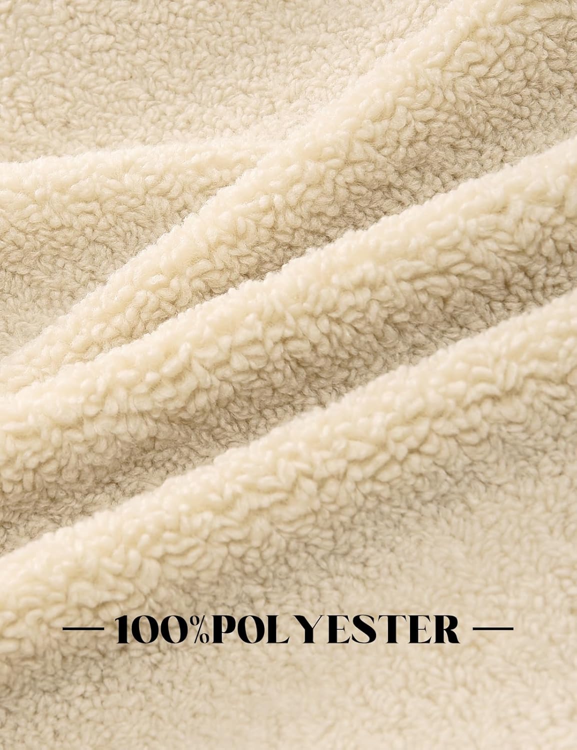 Yusongirl Women Fleece Long Coat Sherpa Cardigan Lapel Trench Jacket Oversized Button Faux Fur Fall Winter Outfit with Pocket - Image 8