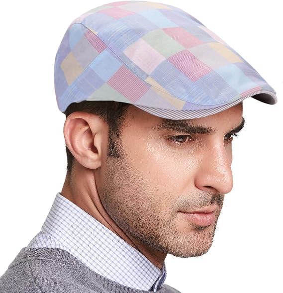 Crazy Bean Casquette Béret Homme Femme Réglable - Chapeau Filet Respirant Été - Taille Unique