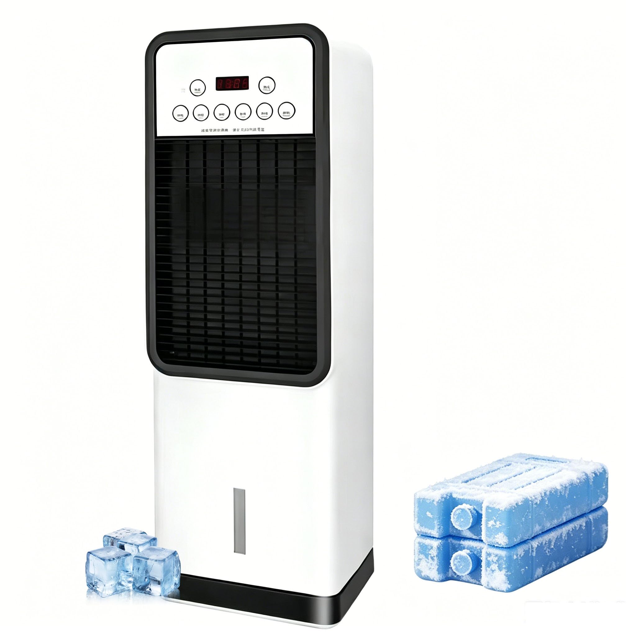 Epicoole Tragbare Klimaanlage 2-in-1 Wandkühlventilator Plug & Play Energieeffizient