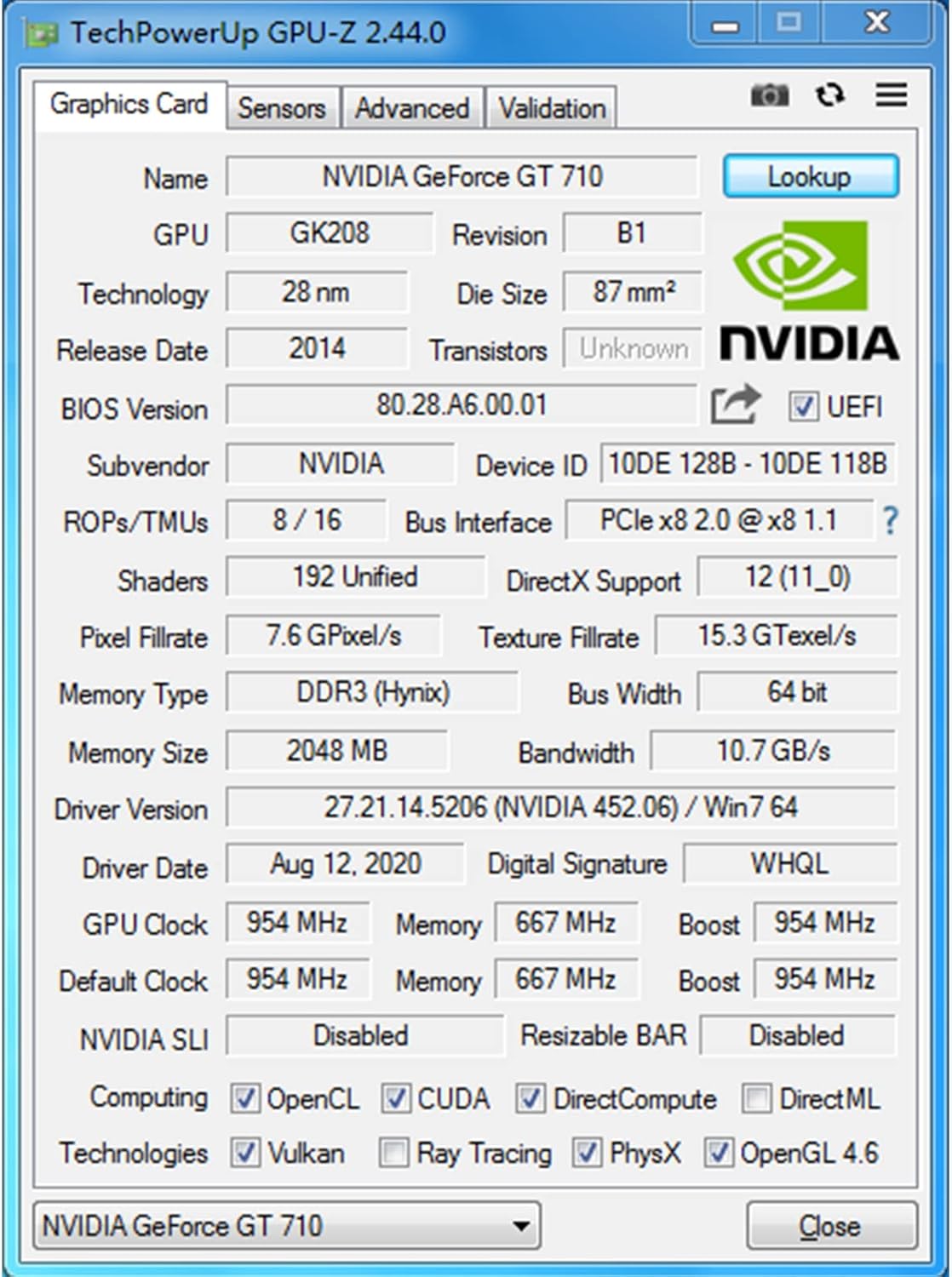 GeForce GT 710 2GB Scheda video profilo basso, DRR3 64-bit, VGA, HDMI, DVI, Scheda grafica PC, PCI Express x8, supporto 2K, DirectX 12 GeForce GT 710 2GB Scheda video profilo basso, DRR3 64-bit, VGA, HDMI, DVI, Scheda grafica PC, PCI Express x8, supporto 2K, DirectX 12