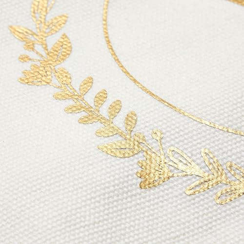 Miniatura 4 de Bolsa de maquillaje personalizada con inicial dorada para mujer, bolsa de cosméticos de lona con monograma, color blanco, Blanco, Dorado, V