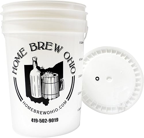 Home Brew Ohio Cubo de fermentación completo de 6.5 galones con Econolock