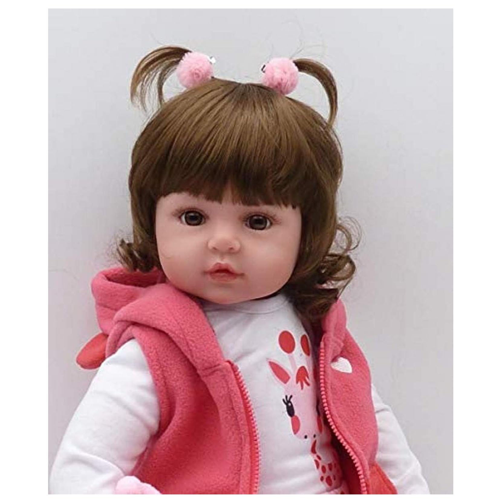 ZIYIUI Bambola Reborn Femmina 18 Pollici 47 Centimetri Realistica in Silicone Morbido Che Sembra Vera - Originale Ragazza