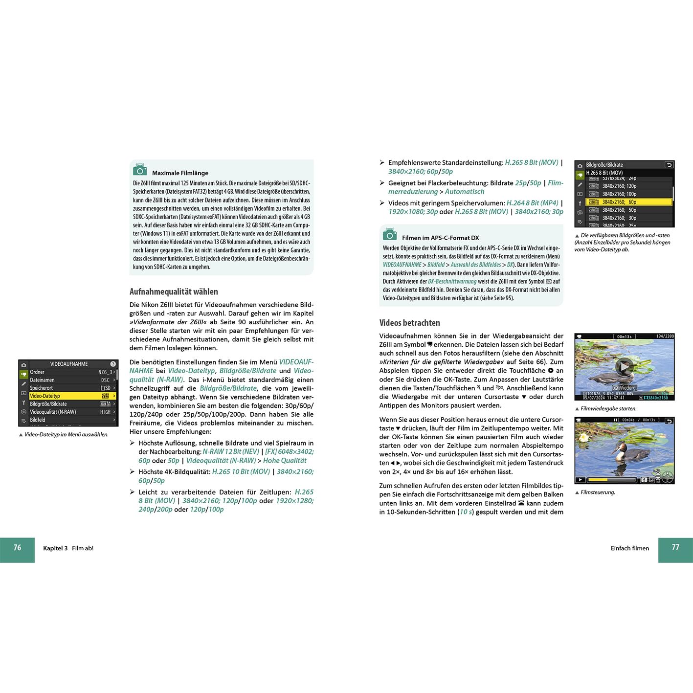 Nikon Z6III: Das umfangreiche Praxisbuch zu Ihrer Kamera: Profiwissen einfach erklärt: So gelingen perfekte Fotos & Videos – mit verständlichen Anleitungen und Praxistipps der Profis