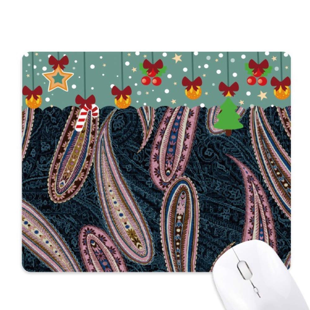 Tapis de souris en caoutchouc au motif fleur abstrait classique et finitions soignées