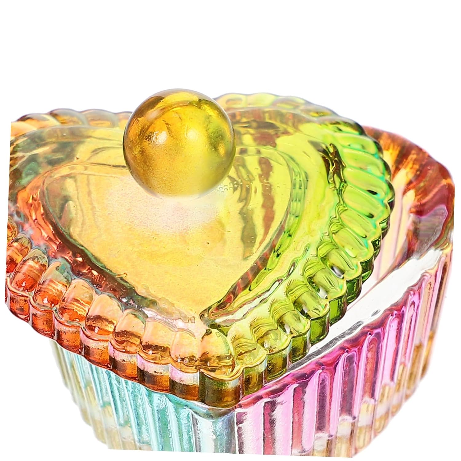 Ipetboom 2pcs Crystal Nail Art Bowl Glass Soaking Containers for Nail Polish Professional Dappen Dish Decorative Manicure Cup Art Tools