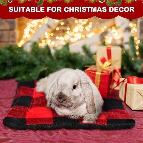Vista 74 de Haull 4 piezas de ropa de cama impermeable de conejillo de indias de invierno, cama de conejillo de indias, forro suave para perros y gatos, tapete
