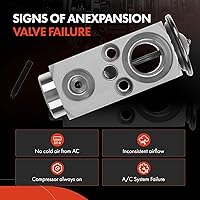 Vista 5 de A-Premium Válvula de expansión A/C compatible con Saab 9-3 2.0L 2.8L 2003-2011, 9-3X 2.0L 2010-2011