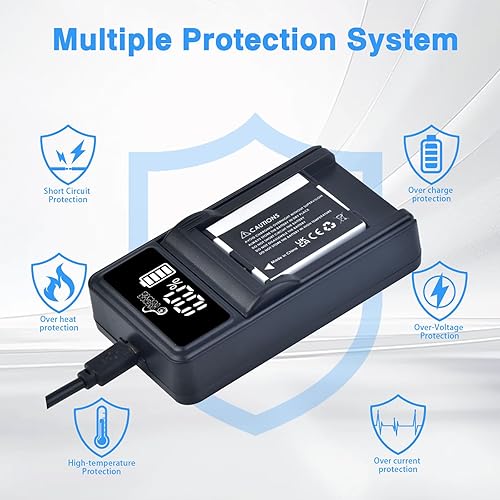 Miniatura 4 de Pickle Power Batería NB-11L NB-11LH (paquete de 2) y cargador de repuesto para Canon PowerShot A2300, A2400, A2500, A2600, A3400 es, A3500 es, A4000