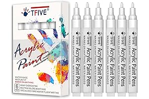 White Acrylic Paint Marker Pen for All-Surface Creations