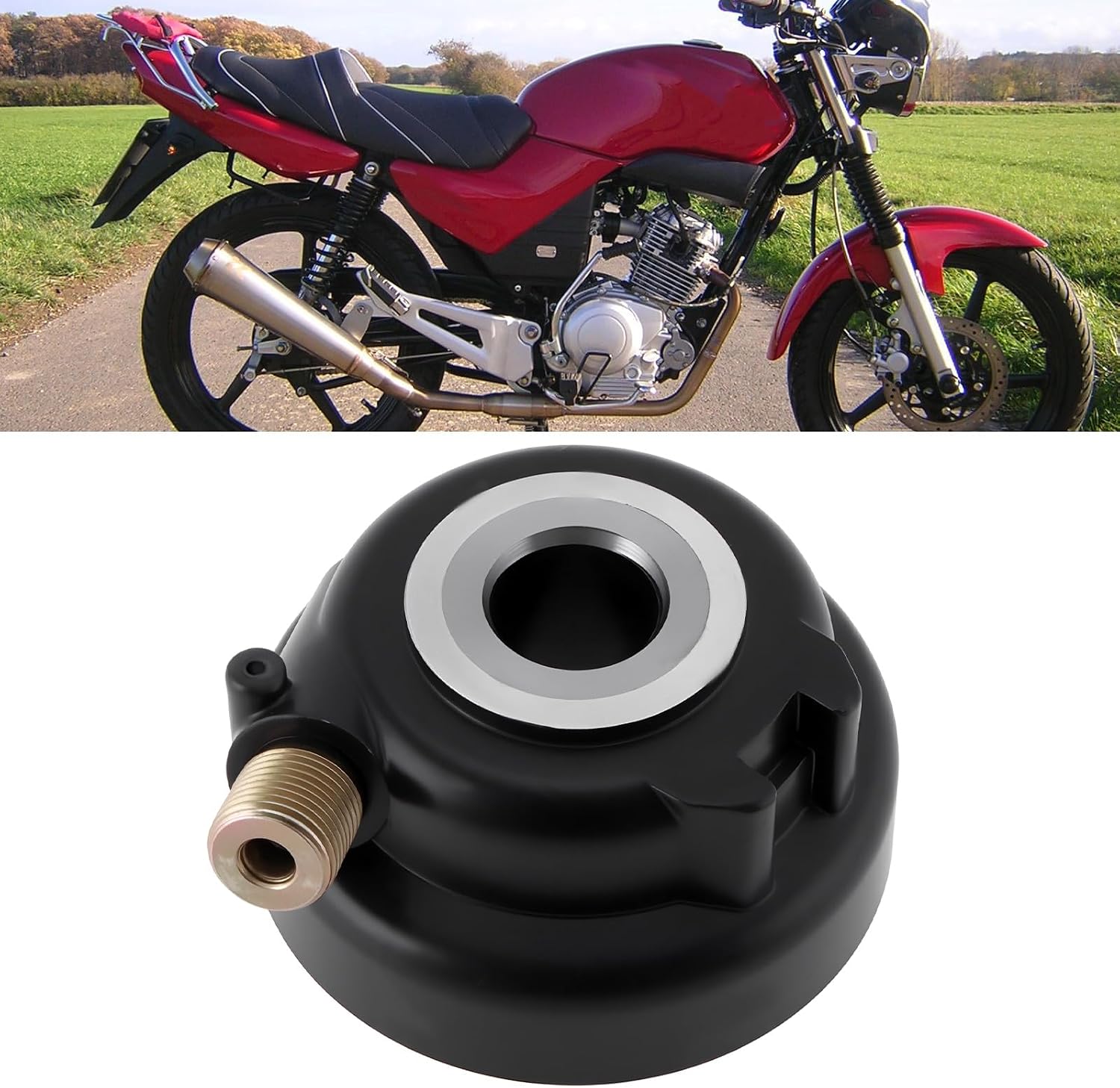 SING F LTD Speedometer Drive Gear Compatible with Yamaha YBR125 All Years,Front Wheel Speedometer Gear