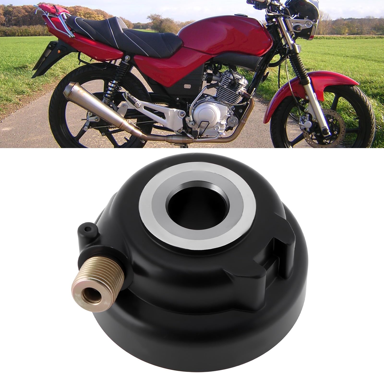 Engranaje de Transmisión del Velocímetro Compatible con Yamaha YBR125 Todos Los Años Engranaje del Velocímetro de La Rueda Delantera
