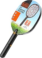 BLACKDECKER Electric Bug Zapper Racket - Handheld Fly Swatter for Mosquitoes, Gnats, Flies - Safe Battery Operated Indoor Outdoor Pest Control