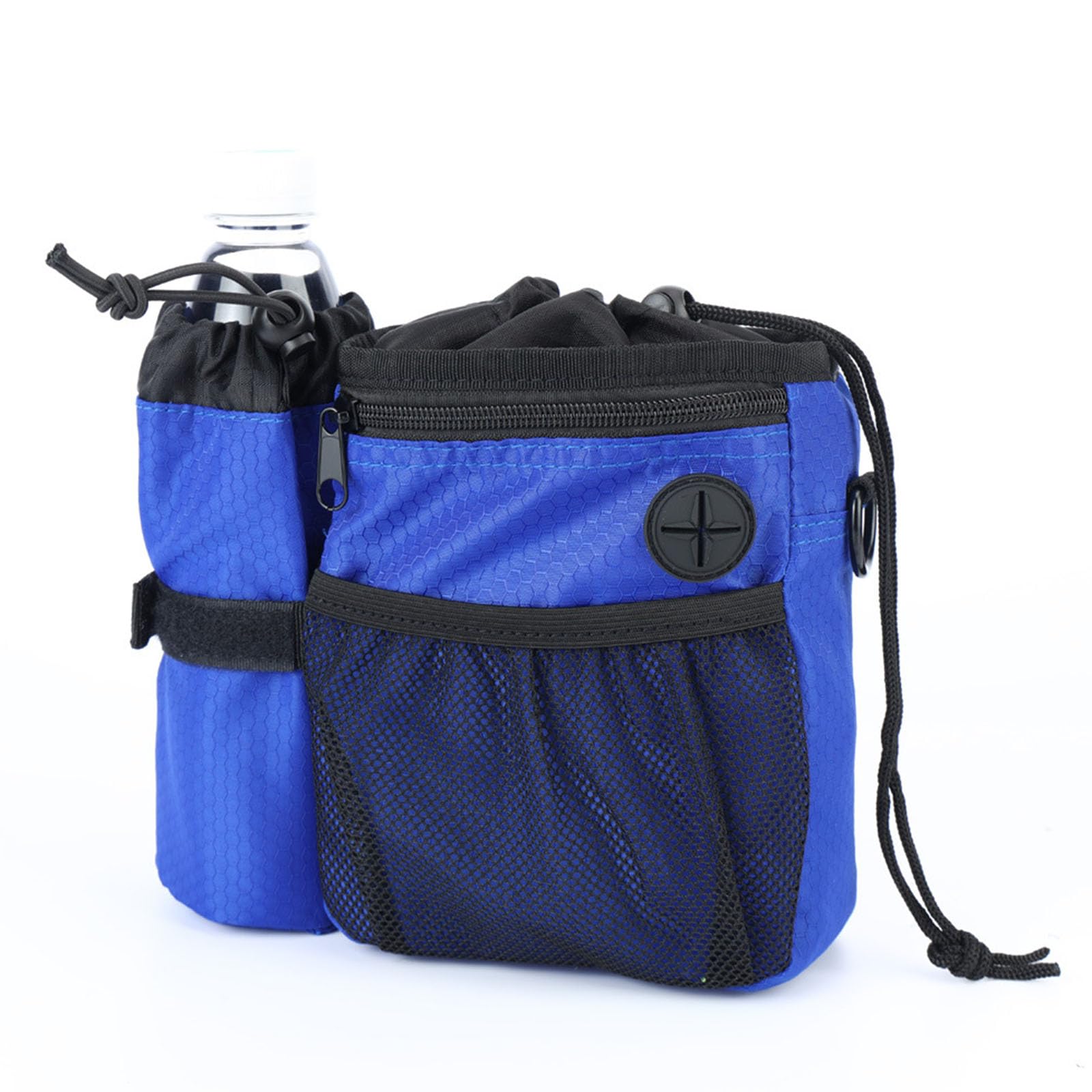 Sac banane imperméable pour dressage de chien, poches de friandises pour animaux domestiques, ceinture réglable, distributeur de sacs à déchets, texture polyester
