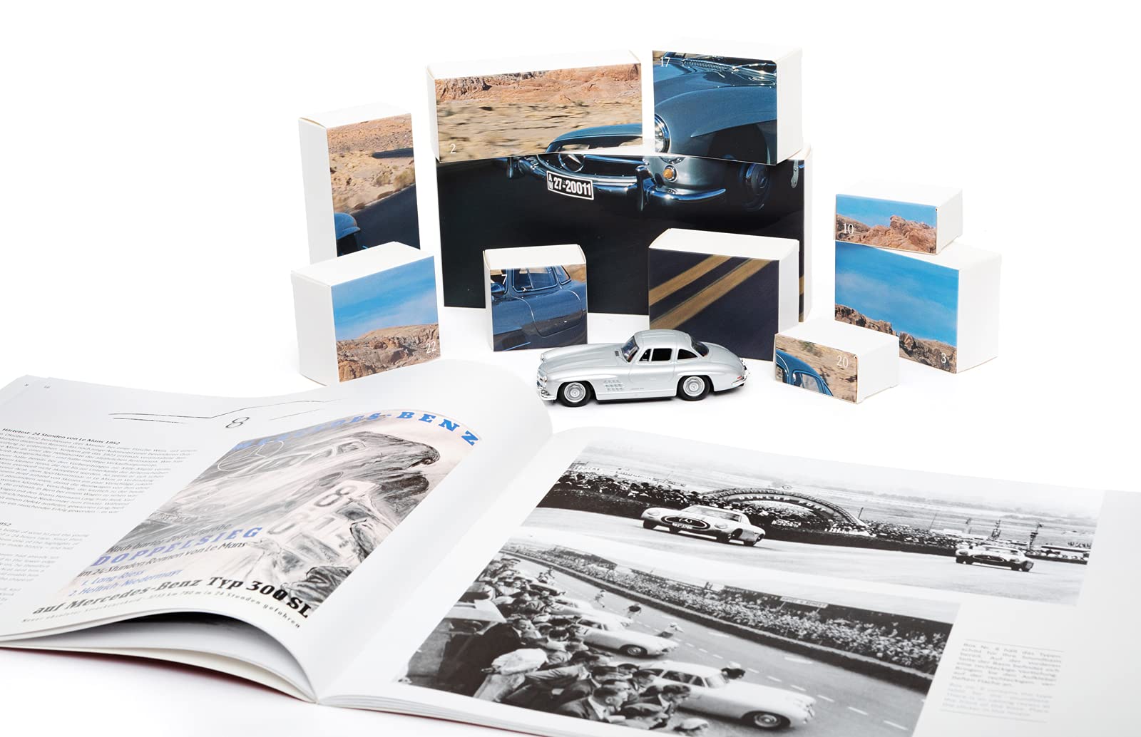 FRANZIS Mercedes-Benz 300 SL Adventskalender | In 24 Schritten zum Mercedes-Benz 300 SL unterm Weihnachtsbaum | Ab 14 Jahren