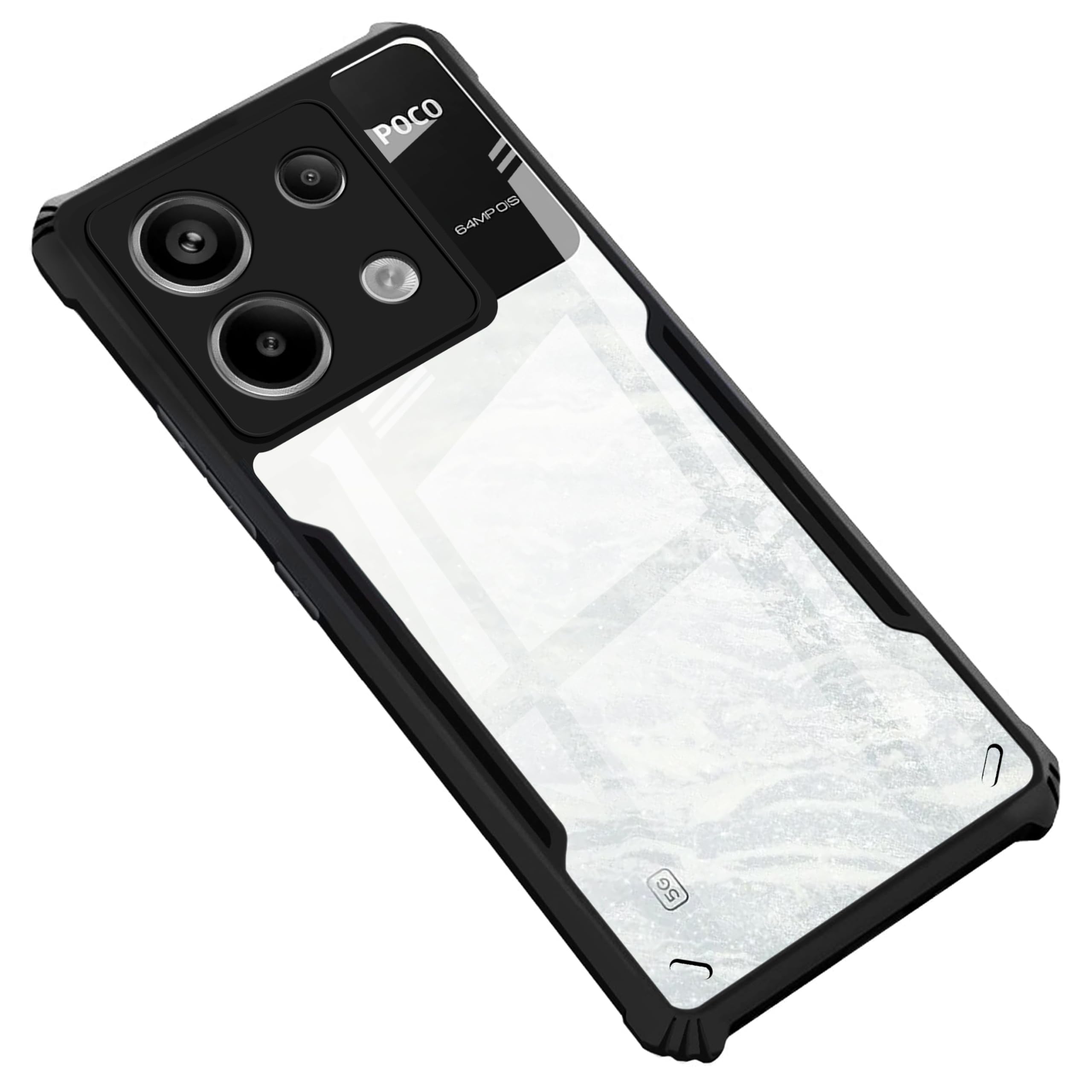 Amazon Brand - Solimo Back Case Cover for Poco X6 5G (Polycarbonate_Matte Black) (B0CSZ1SP1V) Amazon Price History, Amazon Price Tracker