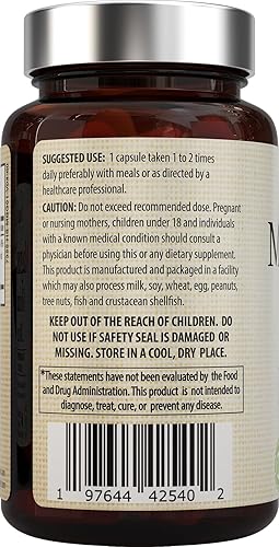 Miniatura 7 de Nature's Potent Glicinato de magnesio 200 mg  Magnesio quelado de alta absorción  Apoyo para dormir, calma y calambres musculares  Suplemento vegano