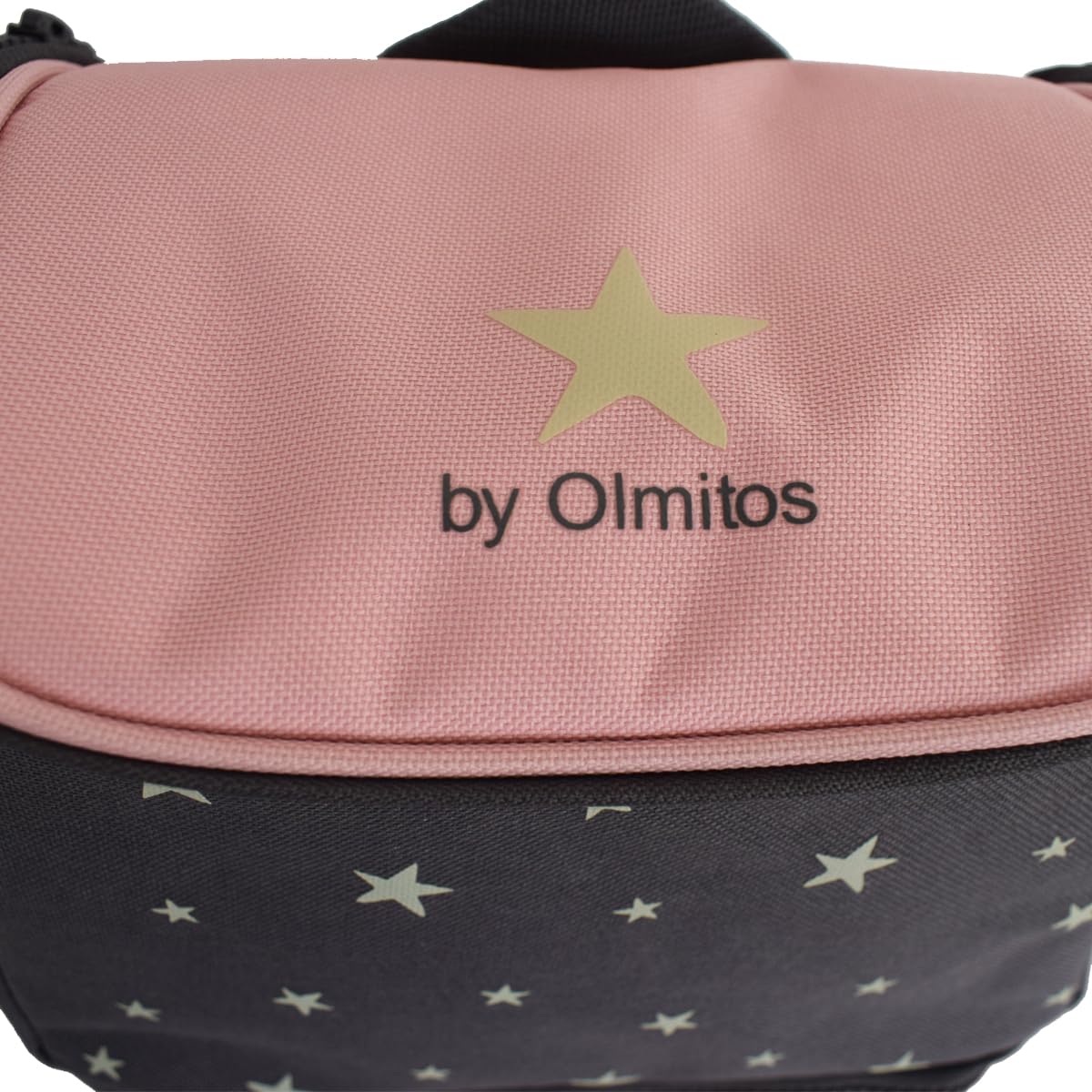 Olmitos - Bolsa bebé isotérmica para Frio y Caliente - Termoaislante para papillas y biberones - 23x21x17 compartimentado (Rosa)