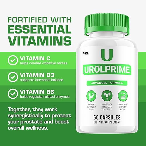 Miniatura 5 de Vitamoon Paquete de 2 cápsulas de apoyo Urol Prime  Suplemento de píldoras UrolPrime, máxima fuerza, nueva fórmula multivitamínica mejorada,