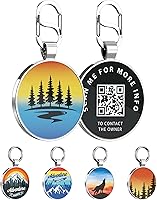 Vista 15 de Etiquetas de perro QR personalizadas para mascotas, etiquetas de identificación de código QR, etiquetas de identificación de mascotas inteligentes