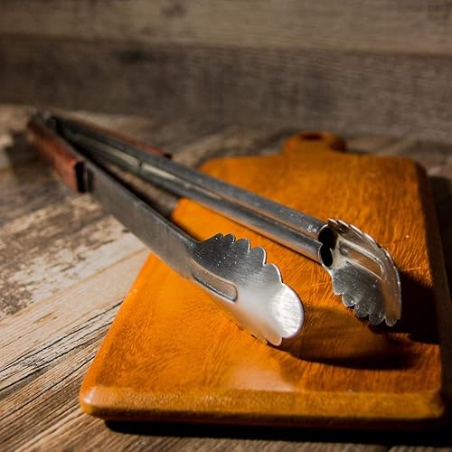 Miniatura 4 de Outset QB22 Grill BBQ, 1 EA, pinzas de palisandro extralargas de 22 pulgadas