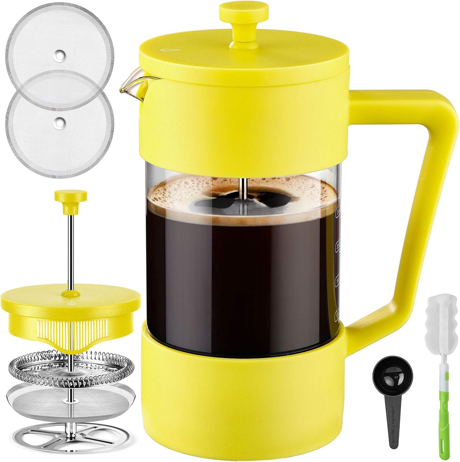 Veken French Press Coffee & Tea Maker 34oz, Thickened