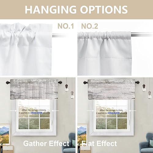 Miniatura 399 de Cenefas de cocina modernas con patrón de cobre marrón dorado para ventanas, cenefas opacas abstractas de marcas de arañazos y cortinas opacas