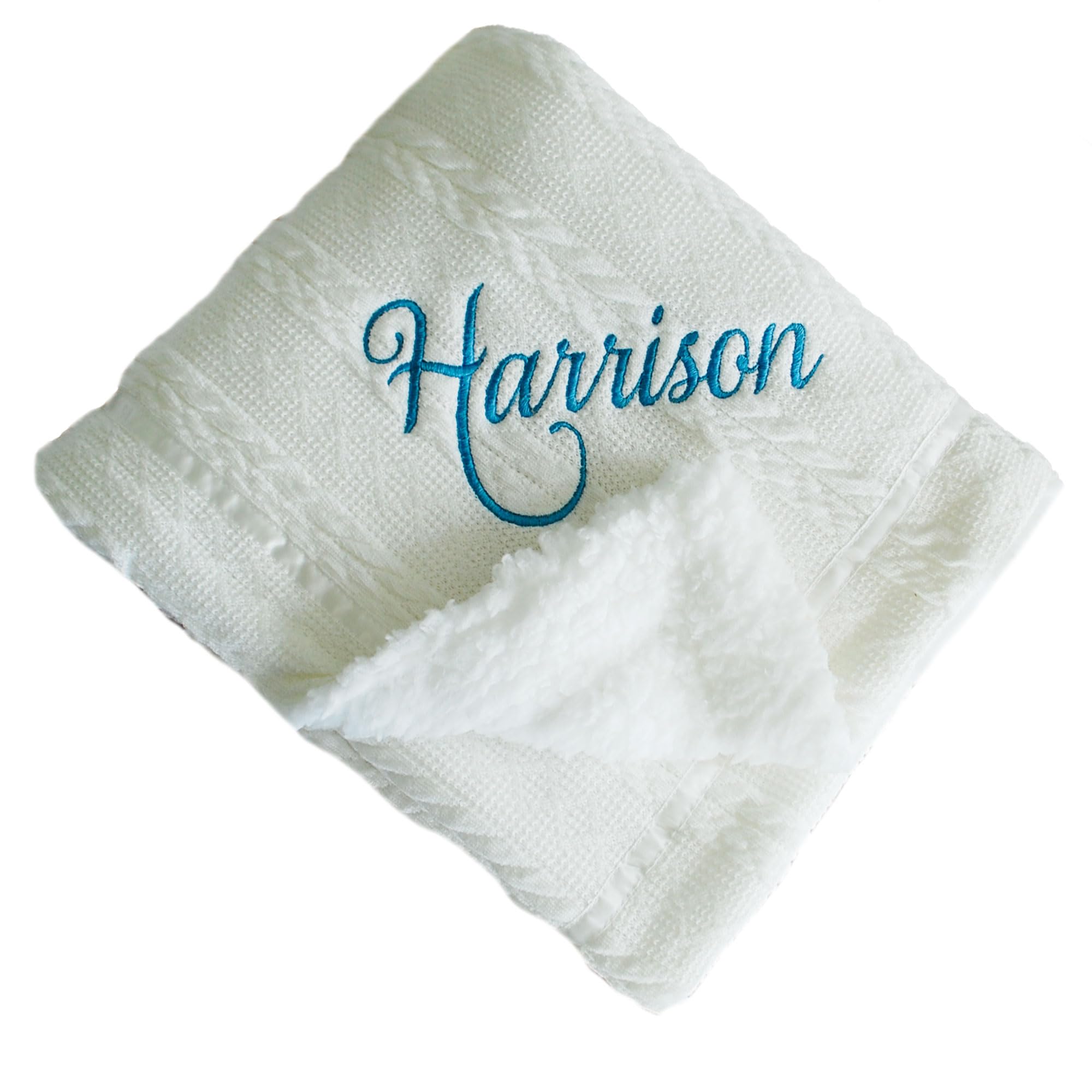 inspired creative design Personalised Baby Blanket, New Born Baby Gift, Personalised Blanket, Baby Girl Gift, Baby Boys Gifts, New Born Baby Gift (White)