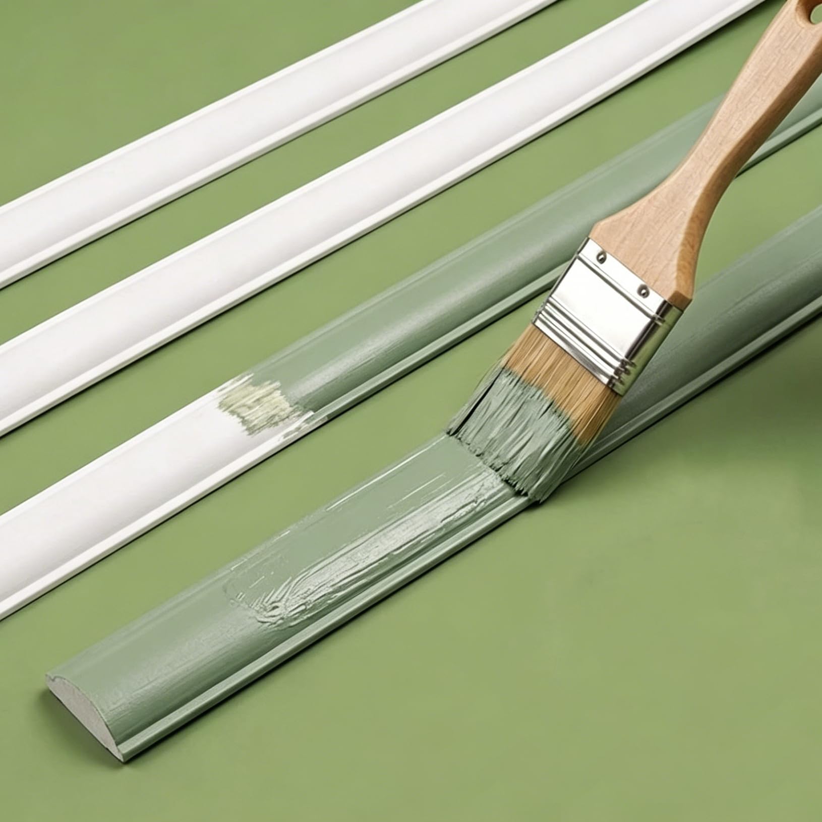 Elastyczna Listwa Ścienna PVC Nadający Się Do Malowania Zestaw Do Łuku Drzwiowego Wodoodporna Wyginana Listwa Ozdobna DIY Do Sufitów I Krawędzi Bez Kleju White, 5M