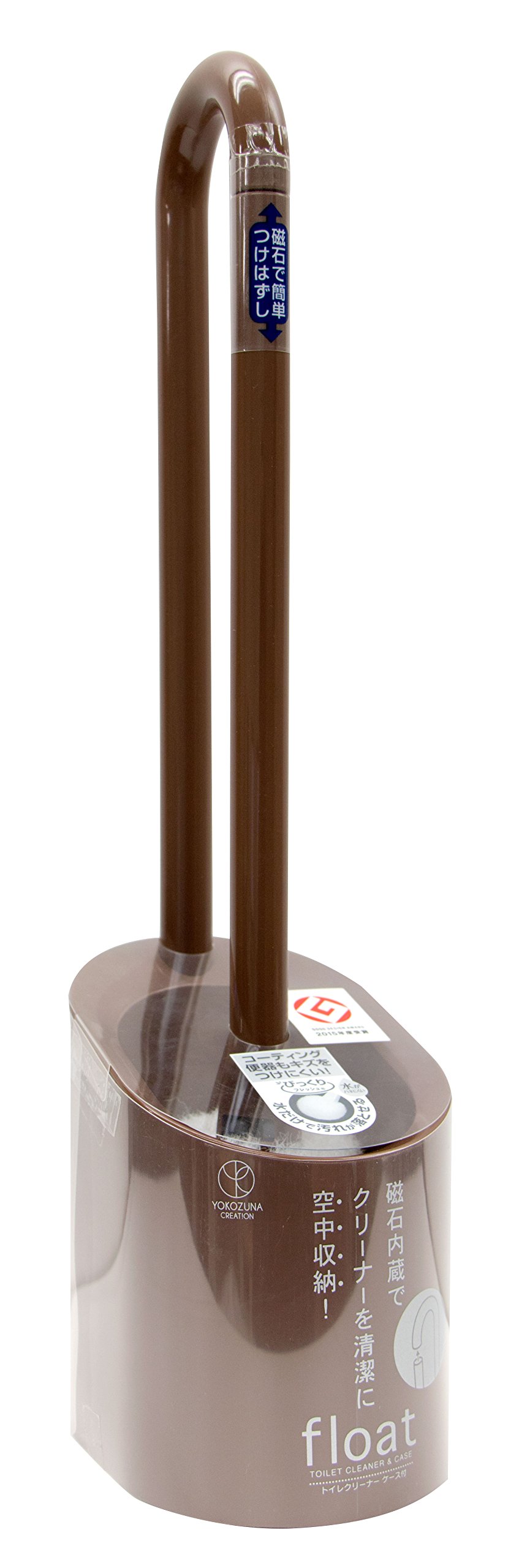 ???????????(Yokozuna) float toilet cleaner with case brown