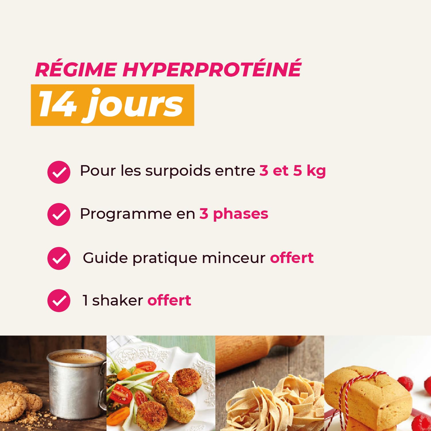 Dieta para perder peso hiperproteica Pack 14 días 33 productos sin gluten 1 coctelera y 1 guía de regalo – pérdida de peso optimizada en 2 semanas