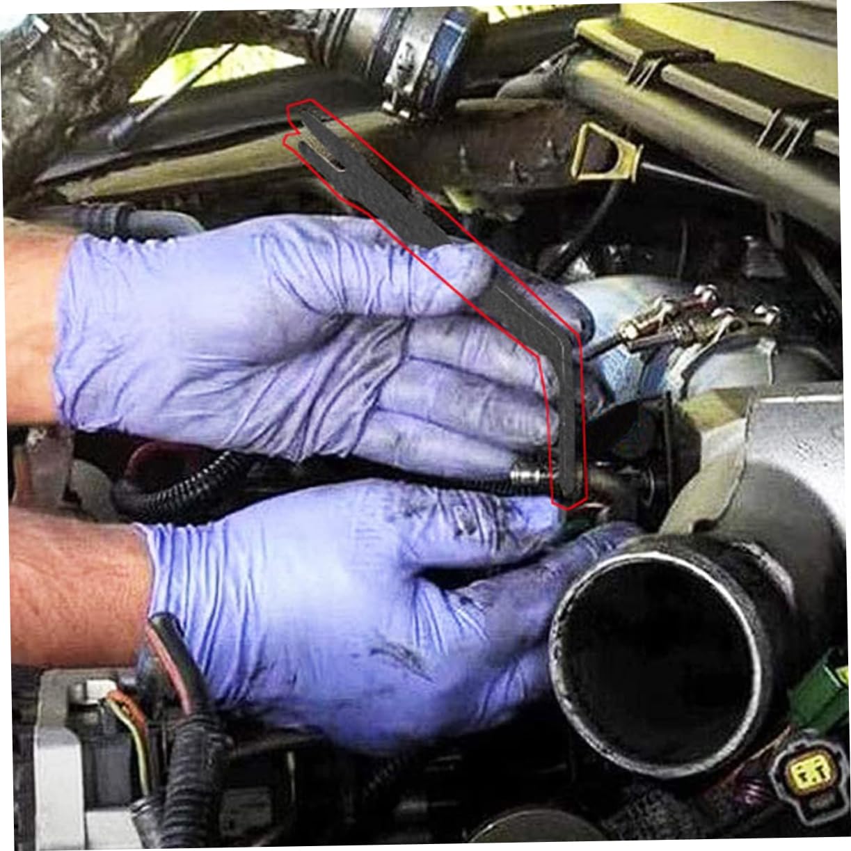 Mikinona Disconnect Tool High Pressure Line Disconnect Tool for Quick Removal Efficient Auto Repair Compatible Engines