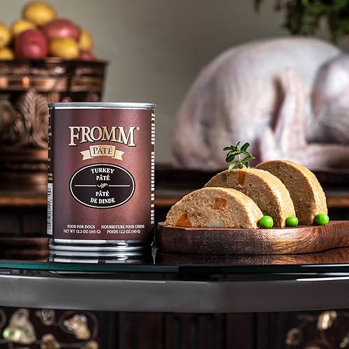 Miniatura 2 de Fromm Comida para perros con paté de pavo - Comida húmeda prémium para perros - Receta de pavo - Caja de 12 latas
