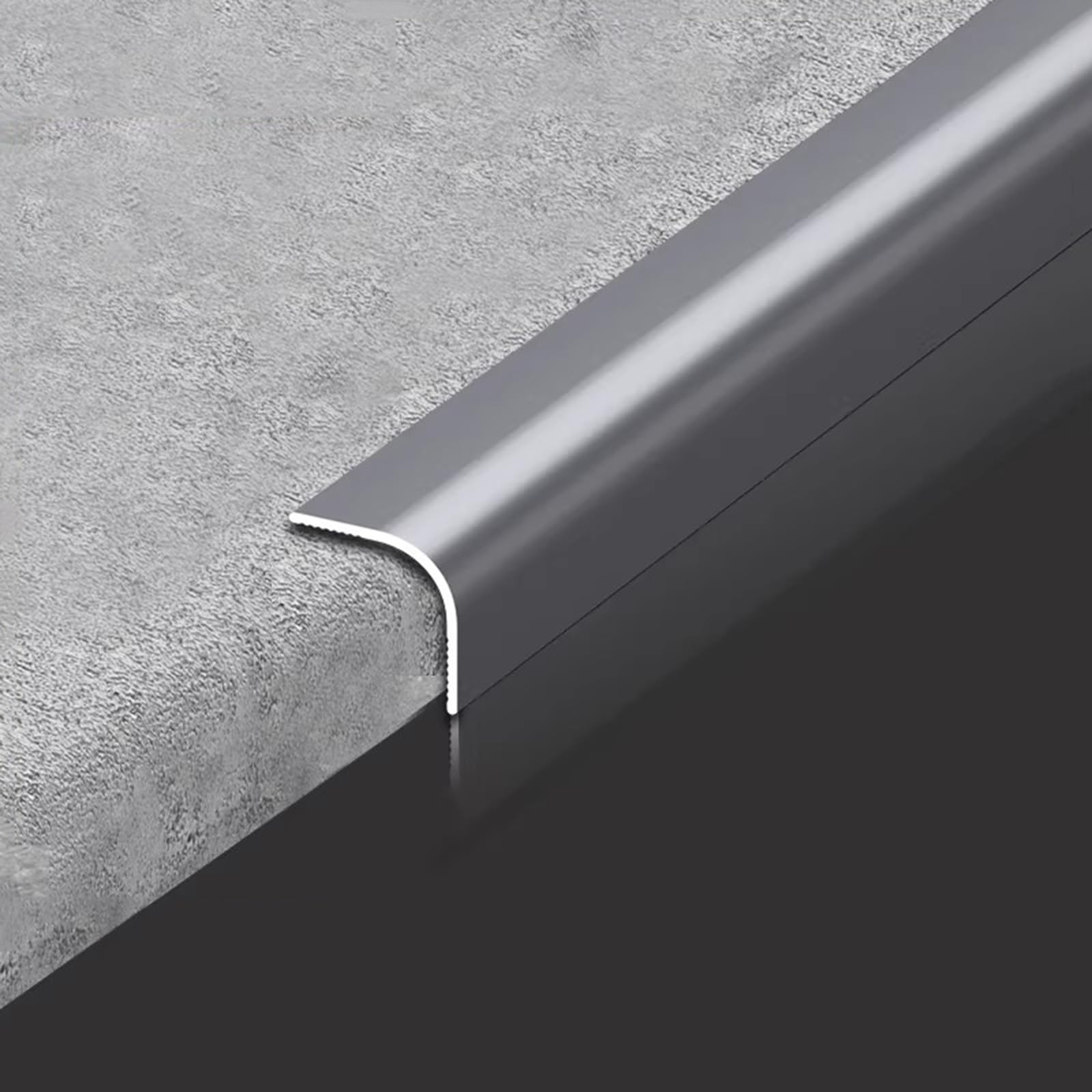 1 M * 3 Szt. Listwa Narożna Zewnętrzna Ze Stopu Aluminium, Pogrubiona Osłona Narożna Ściany Do Laminatu, Podłogi, Drzwi, Drzwi, Listwa Wykończeniowa Ściany(Gentleman Grey,30x30mm)