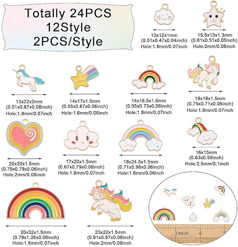 Vista 90 de Cheriswelry 30 dijes de aleación de cono de pino y ardilla, chapados en oro claro, con forma de cono de pino y ardilla, adornos colgantes de 0.47 a
