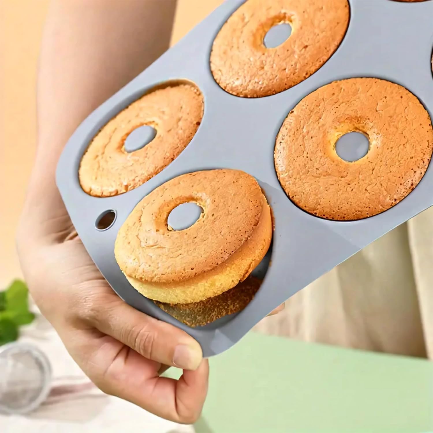Silicone Baking Pans Set:30 in 1 Cake Baking Sheets,Cake Pans Sets for Baking Stable and Easy Demoulding,Donut Pan for Baking,Mini Bundt Cake Pans for Baking (Pink)