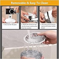 Vista 7 de Cast Iron Citrus Juicer, Countertop Squeezer For Fresh Orange Juice Includes 2 Moulds And 2 Small Juicers Cast Iron Citrus Juicer