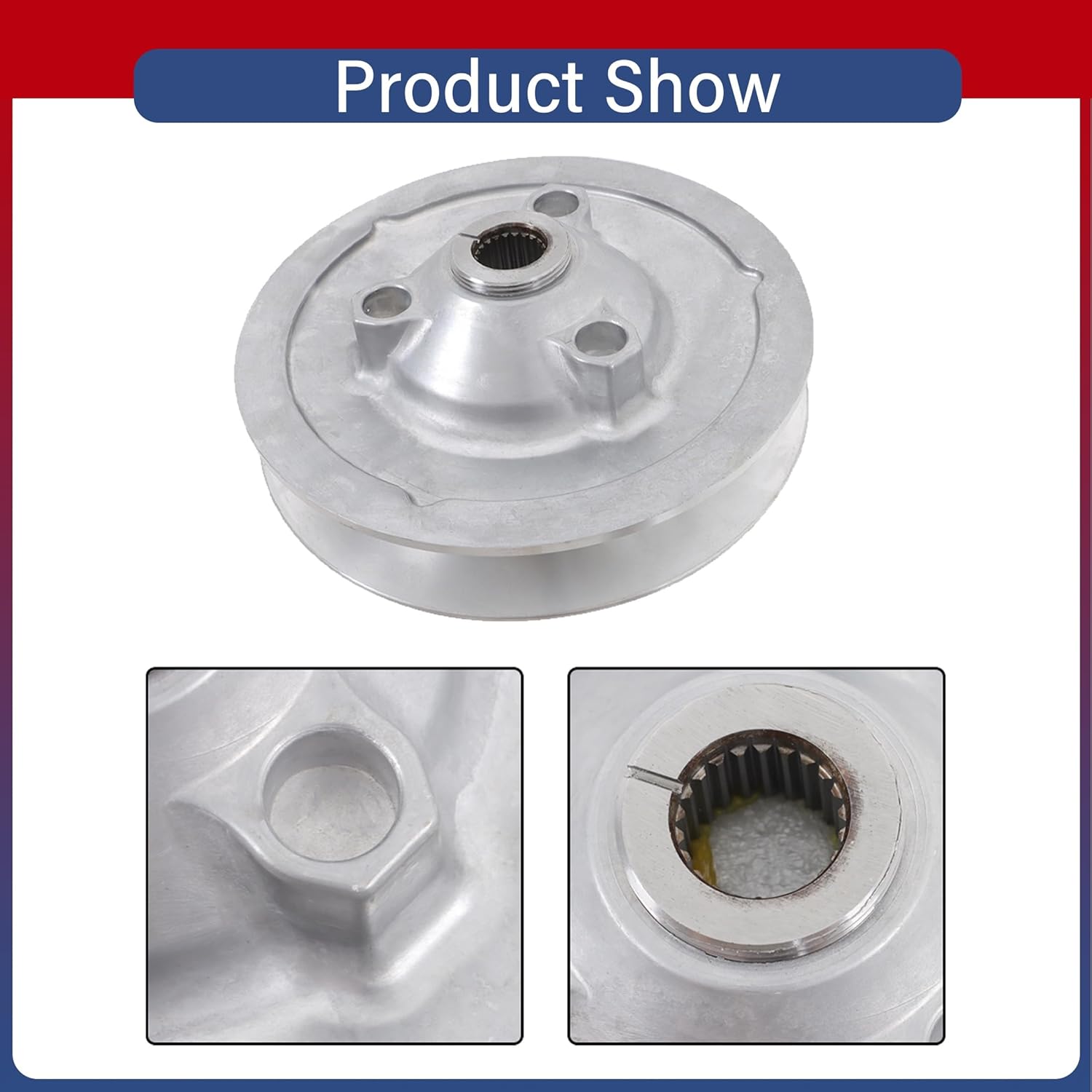 Secondary Driven Clutch Replacement for Kawasaki Prairie 360 2000-2010 Brute Force 650 2006-2013 Brute Force 750 2005-2022 49094-0019