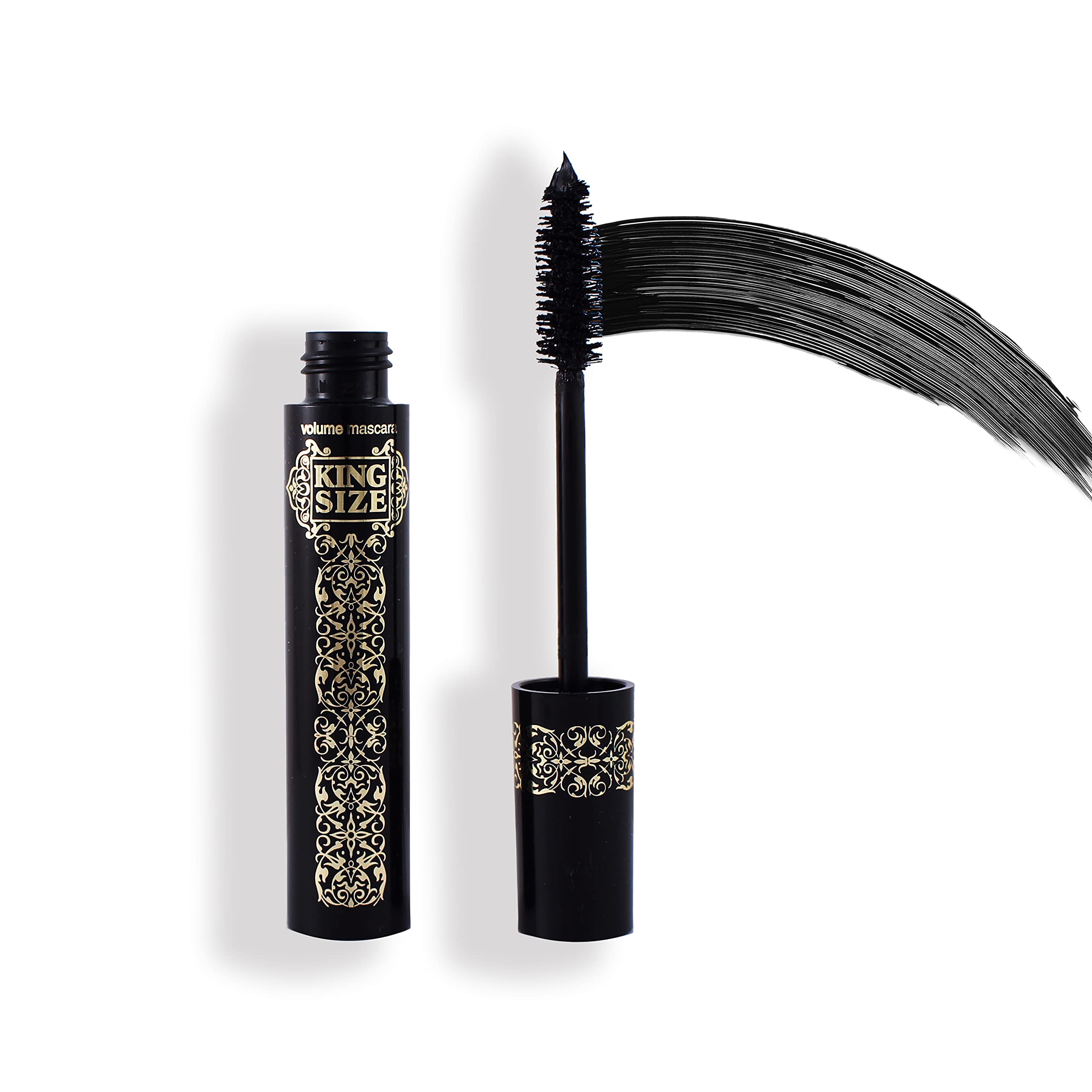 MaKKi KiNG SiZE mascara FULL Xtra volume BIG dense brush defining Carbon Black