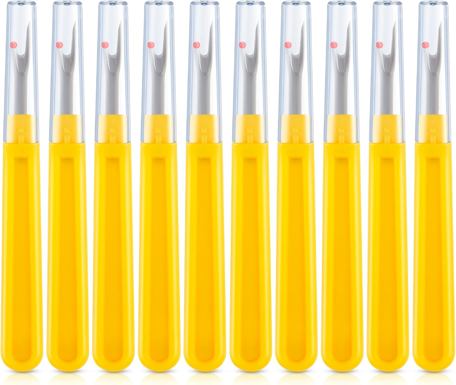 Daifunli 10 Pcs Fiber Optic Ripper Fiber Stripper Cutter Buffer Tube Binder Ripper Tools for Cable Technicians