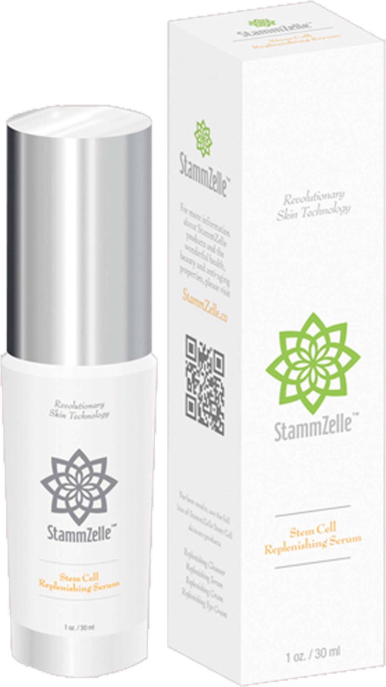 StammZelle Stem Cell Replenishing Skin Care Serum, 1.0 Fluid Ounce
