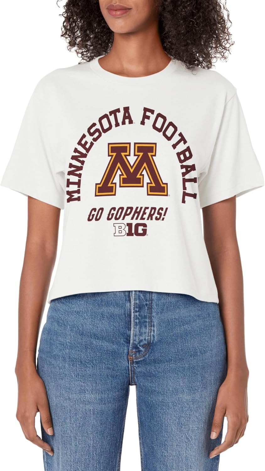 Minnesota Golden Gophers Big 10 Football Logo Women's Crop Top