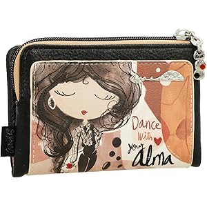 Portafoglio Anekke Memories RFID S - Multicolor, Protezione Antifurto, Compatto - Foto 4